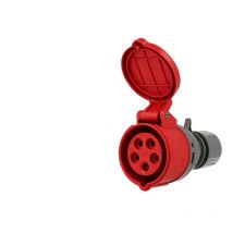 Prise femelle cee triphasée, 5 x 16A, pour prolongateur