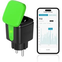 Gotrays - Prise extérieure wlan, prise wifi, prise extérieure mesure de la consommation d'énergie, prise de jardin, prise extérieure, Smart plug,
