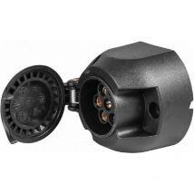 5x prise remorque 7 broches femelle plastique