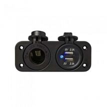 Proplus - Prise femelle din + usb double prise 12 - 24 v/dc