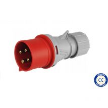 Prise Fiche mâle cee 4x32A - triphasé