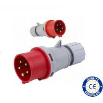 Prise Fiche mâle cee 5x16A - triphasé