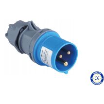 Coffret de sécurité chantier – Prise mâle CEE monophasée 3 x 32A – IP 44 – 230V – 2 ans garantie – ADELID