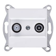 Prise finale tv sat blanc Exen