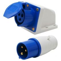 Prise industrielle étanche IP44 220-250V SF-013 + SF-113 16A pour camping-car, caravane, camping-car