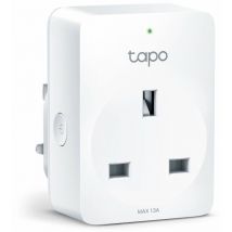 Zanvic - tp-link Tapo Prise Connectée WiFi, Suivi de consommation, 16A Type f, Prise Intelligente compatible avec Alexa et Google Home, Contrôler le