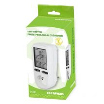 Ecosavers - Prise mesureur d'énergie/wattmètre