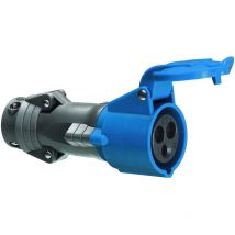Prise mobile hypra ip44 16a 200/250v 2p+t plastique