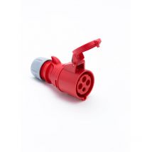PCE - prise portable 16A 4P 400V rouge IP44 shark 214-6 MASK5907711100454
