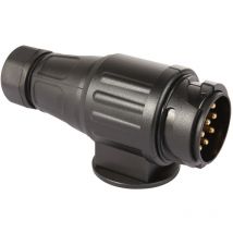 Prise Remorque 13 Broches, 12V Étanche Connecteur Prise Remorque 13 Broches Mâle, pour Caravane RV Voiture Bateau