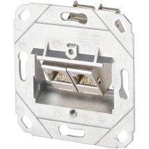 Prise réseau encastré insert cat 6a 2 ports Metz Connect 1309121200-E R03908