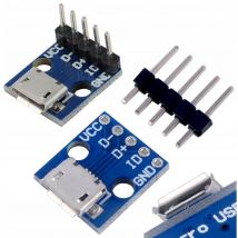 Prise Rosfix Micro USB 5 broches soudée au PCB