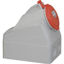 Socle saillle p17 ip44 16a 380/415v 3p+t plastique