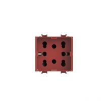 4 Box - Polivalent presa pour bticino matix red color 4b.amr.h21