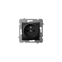 Ospel - Prise simple 2P+T 16A 250V IP20 bornes à vis Aria