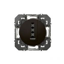 Prise téléphone en T LEGRAND Dooxie noir