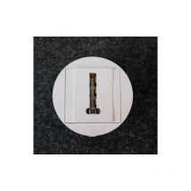 Prise téléphonique en t blanche conjoncteur 8 plots pour montage en saillie Optima Iboco