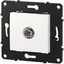 Prise télévision simple mâle Altège finition Neige Bticino BTAL40DD