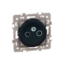 Prise tv-fm-sat anthracite Square (60366)