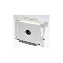 Alternative Elec - Prise tv simple blanche 1 sortie mâle 9.52mm encastrée fixation vis sans plaque AE52012