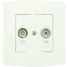 Prise TV\FM Blanche