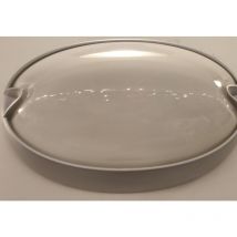 Plafoniera chip ovale 25 colore grigio metallizzato 21w 005704