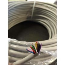 Micro Tek - 100mt intercom cable 12 conducteurs 12x0.50 mm gris cx01205000