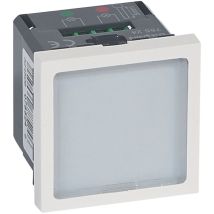 Legrand - Signalétique lumineuse à LEDs vertes et rouges Mosaic 2 modules avec 2 états configurables 078524