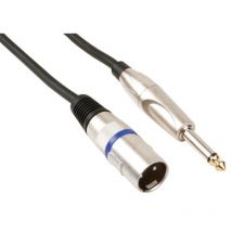 Cavo xlr - xlr maschio a jack 6,35 mm - mono - 3 m