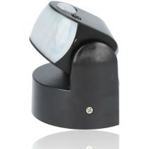 Rilevatore di presenza ad infrarossi da parete IP65 180°/360° - Nero