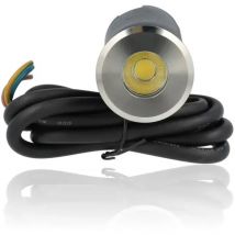 Faretto da interrare diam.42mm, 3W, 12Vdc, Luce Naturale