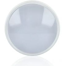 Plafoniera LED tonda, 12W, 220Vac, Luce Naturale, Bianco