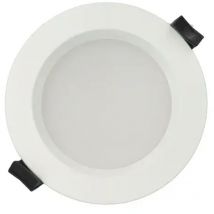 Faretto led rotondo da incasso diam.110mm, 13W, 220Vac, con regolazione temperatura luce (Calda - Naturale - Fredda) - Dimmerabile - Bianco