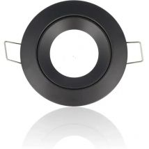 Porta faretto rotondo da incasso diam.79mm, GU10, Nero (Gamma Lusso)
