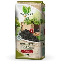 Hochbeet Kompost bio Grünstempel Torffrei, 40 Ltr - Pro Natur