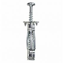 Pro-pack - 100 Metall-Spreizdübel ø 6 x 34 mm mit Schraube M6 Molly M18000PB-XJ