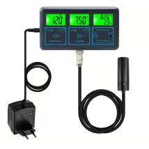Tuya - Probador de calidad del agua WiFi 7 en 1, analizador de agua multiparámetro, pantalla digital, medidor de monitoreo de
