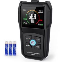 Probador de humedad de madera, probador de humedad de pared, probador de humedad de pared sin aguja con función de alarma, utilizado para medir