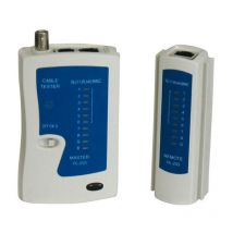 Melchioni - Comprobador de cables de red HL-203 conectores RJ11 RJ45 bnc 9V 489905002