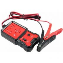Ontway - Comprobador de relé automotriz de 12 v, comprobador de batería de coche, herramienta de diagnóstico con pinzas, comprobador de relé para
