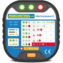 Probador de tomas Pan Schukotest Fi Pancontrol