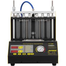 Máquina de Limpieza de Inyectores 6 Cilindros Limpiador de Inyectores de Combustible Cilindro Profesional CT200 - Vevor