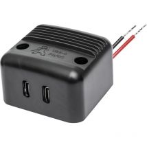ProCar Aufbau-Power USB-C Doppelsteckdose PD/QC max 2x 30 W 12 V, 24 V