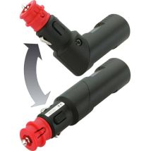 ProCar, Spina di sicurezza universale (angolare) con foro per 3 millimetri LED 8 A