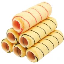 ProDec PRRE023 - Rulli in tessuto, 22,9 x 4,4 cm, confezione da 6 pezzi per pittura a emulsione e muratura