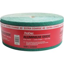 Rotolo Da 50 M Di Carta Abrasiva In Ossido Di Alluminio Verde Di Grado Extra Grosso, Grana 40, Per Levigare Legno, Vernice, Intonaco, Stucco, Metallo 