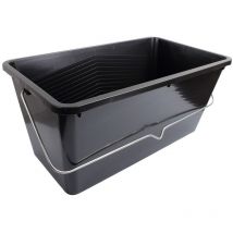 Secchio da 25 litri (5 galloni) in plastica extra large con manico in metallo per tutti i tipi di vernice e pasta, adatto per rulli di vernice fino a