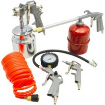 Kit d'accessoires pneumatiques 5 pièces pour compresseur