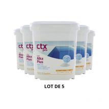 CTX - Produit d'entretien piscine 21 - Alka Plus - 6 kg - 5x6 kg de