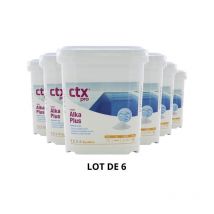 Produit d'entretien piscine CTX 21 - Alka Plus - 6 kg - 6x6 kg de CTX